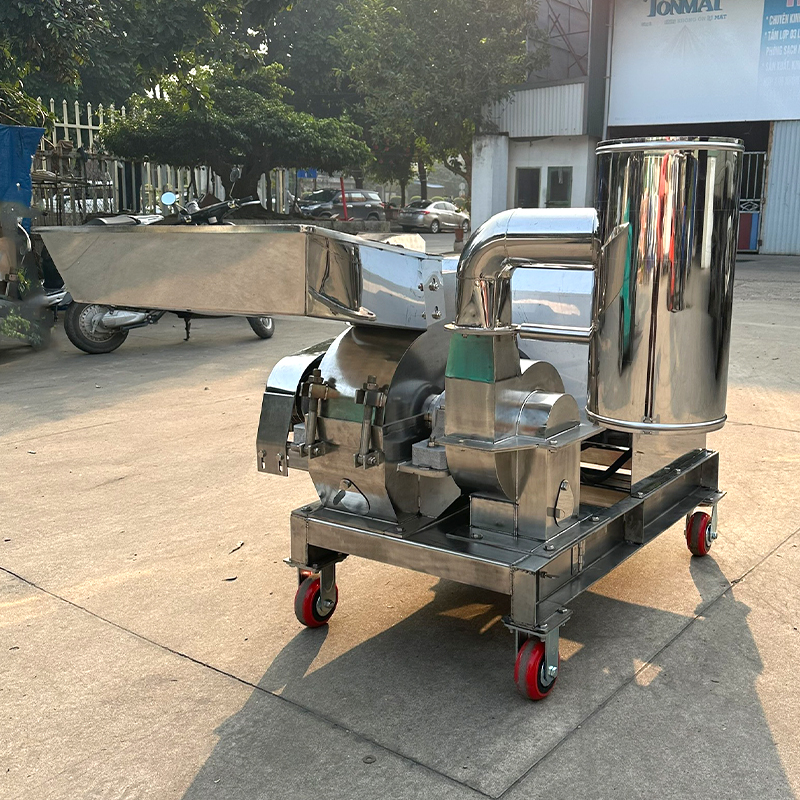 Máy nghiền thức ăn chăn nuôi B20 inox có bánh xe - Ảnh 5